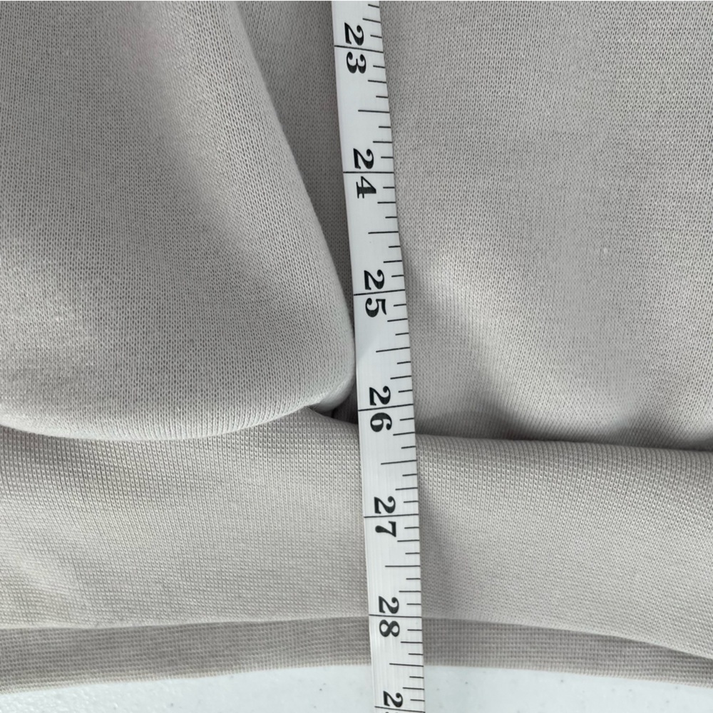 NWT Original Deluxe Supply Dove Grey Pocket Long Sleeve Hoodie Casual Relaxed - Picture 7 of 8